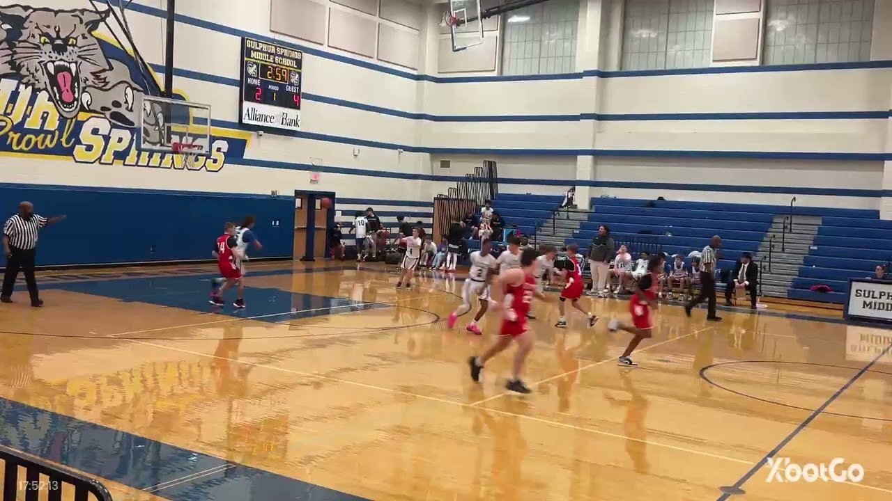 Sulphur Springs 7th grade Boys Basketball vs Greenville Home