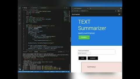 Text summarization | Data Science Mini Project