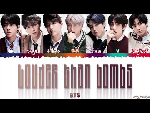 BTS - 'LOUDER THAN BOMBS' Lyrics [Color Coded_Han_Rom_Eng]