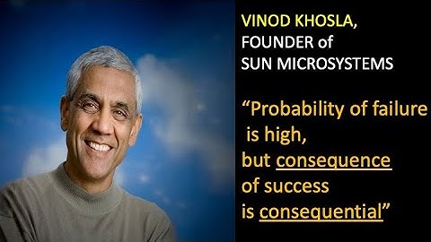 Career advice from Vinod Khosla, Founder of Sun Microsystems | Inspirational Video