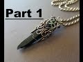 Wire Wrapping Time Lapse Tutorial - Obsidian Part 1