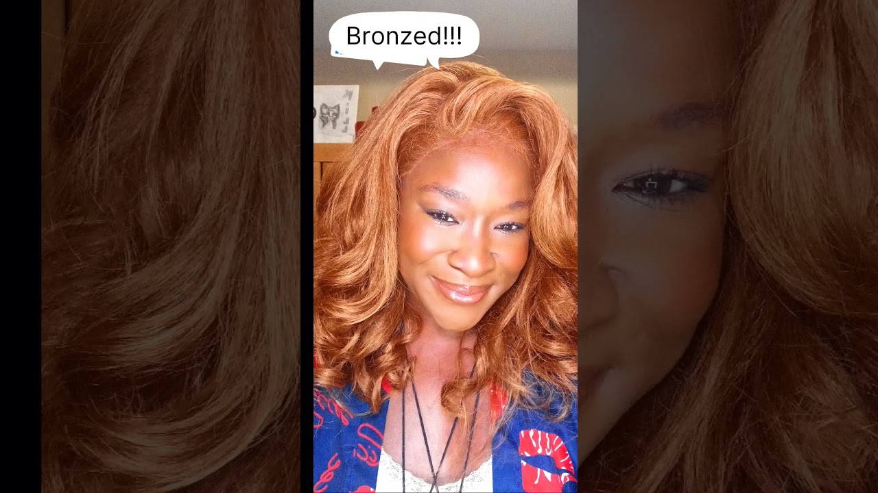 2025 GORGEOUS SWIRLISTA N GOLDEN AMBER BEST SYNTHETIC WIG FOR SPRING 🖼