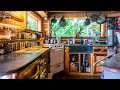 Self Built Log Cabin Tiny Home Promotes Alternative Living