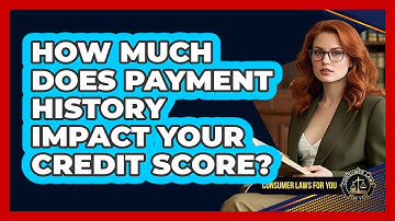 How Much Does Payment History Impact Your Credit Score? - Consumer Laws For You