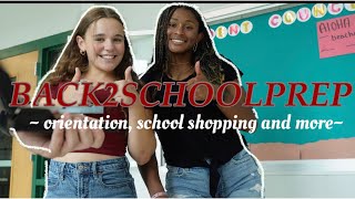 back2school prep// orientation, new schedule, back to school shopping and more