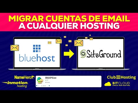Migrar cuentas de ?email de BlueHost a SiteGround || Concepto aplica para cualquier hosting