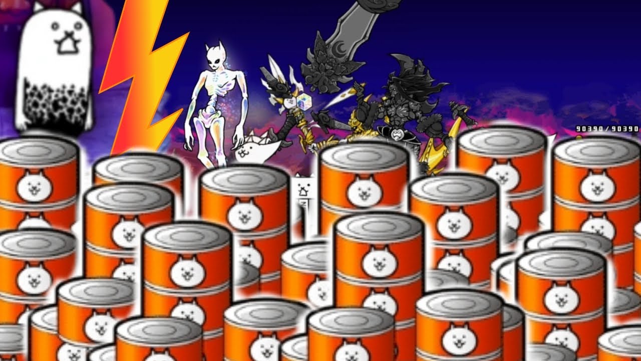troppe-scatolette-per-gatti-ti-fanno-diventare-matto-the-battle-cats