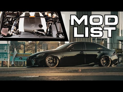 SUPERCHARGED Lexus IS MOD LIST/WALKAROUND!! (Build Breakdown)