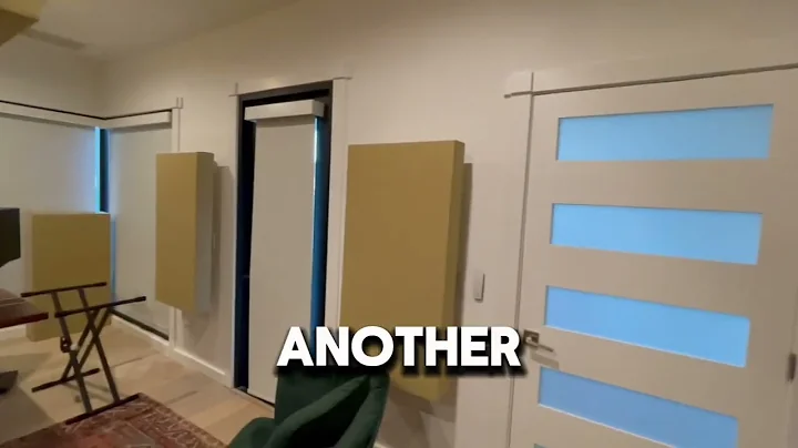 Recording Studio A Install Complete With 17 of our 4”, 2”, & Triangle Standard Beige Bass Traps!