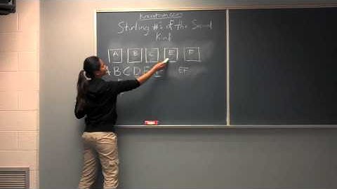 EECS203 Stirling Numbers of the Second Kind