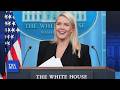 Leavitt holds White House briefing ahead of Trump primetime address