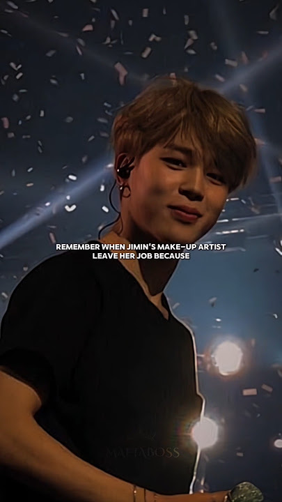 Remember when jimin makeup artist leave her job || #Shorts #MafiaBoss