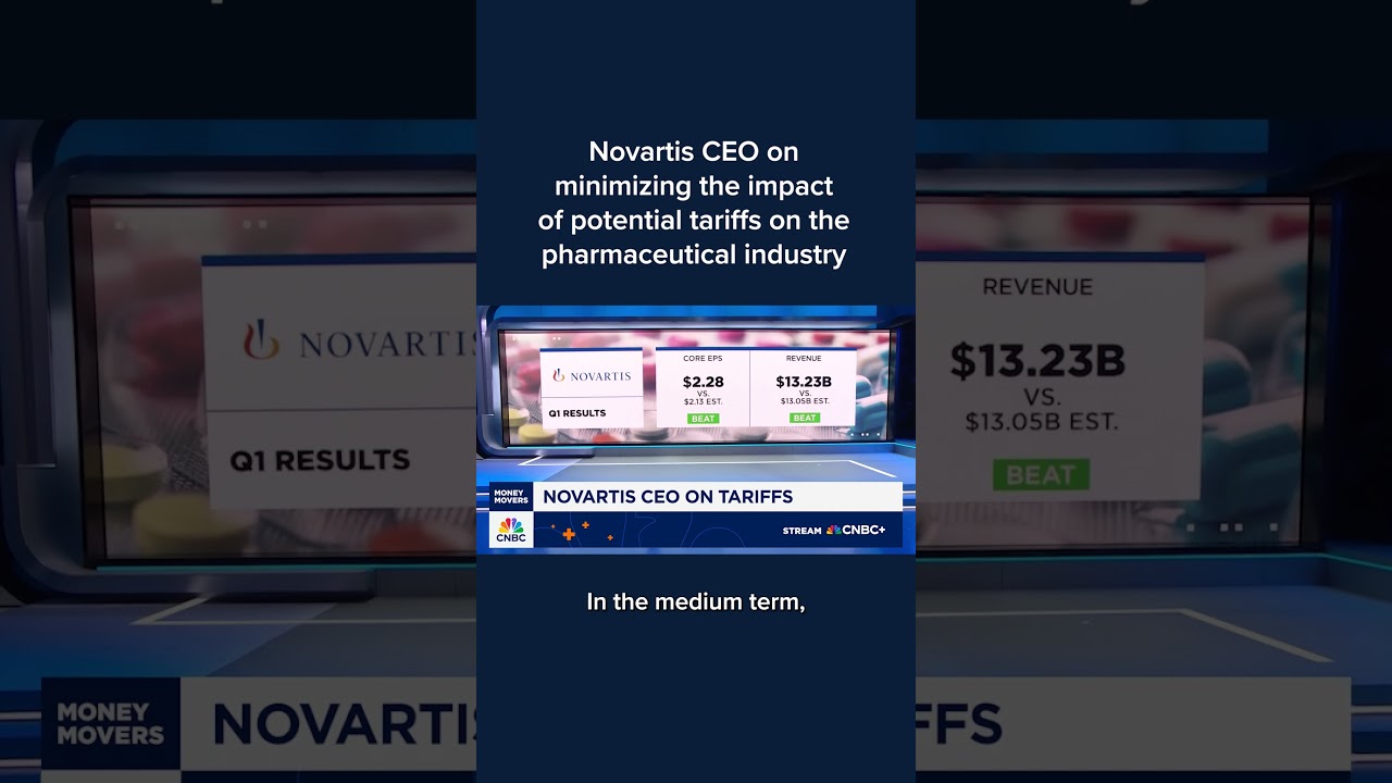 Novartis CEO on minimizing the impact of potential tariffs on the pharmaceutical industry