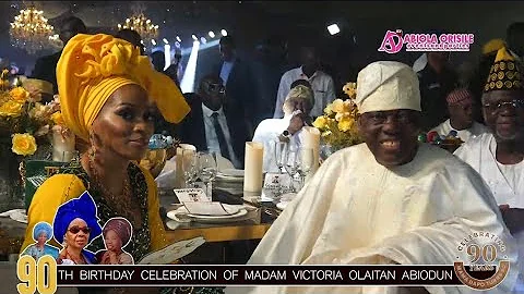 Dr Shade Okoya Jaw Dropping Look at Governor Dapo Abiodun's Mother's 90th birthday