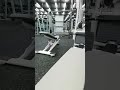 Gym rubber floor tile installation site