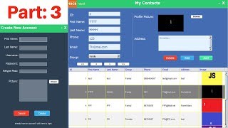 Java - Contact Management System Project In Java With MySQL Step By Step [with source code] Part 3