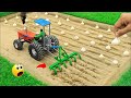Homemade mini tractor making agriculture using different type agriculture machinery science project