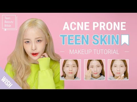 How to Do The Flawless Makeup for Acne Prone Skin | Teenage Acne Makeup Routine | Wishtrend TV