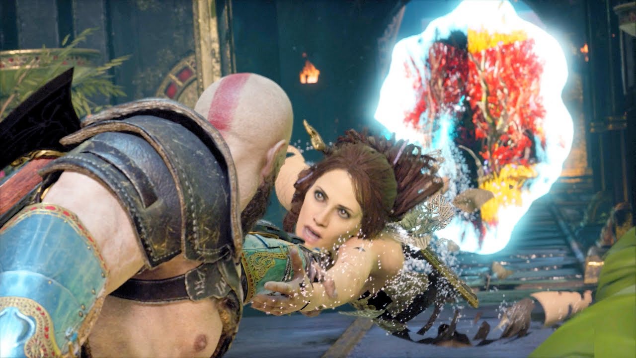 God of War 4 Kratos Learns The Realm Travel Rooms History - 