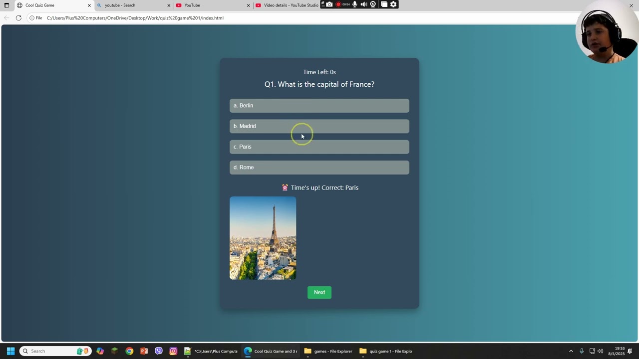 How to create a cool Quiz Game !