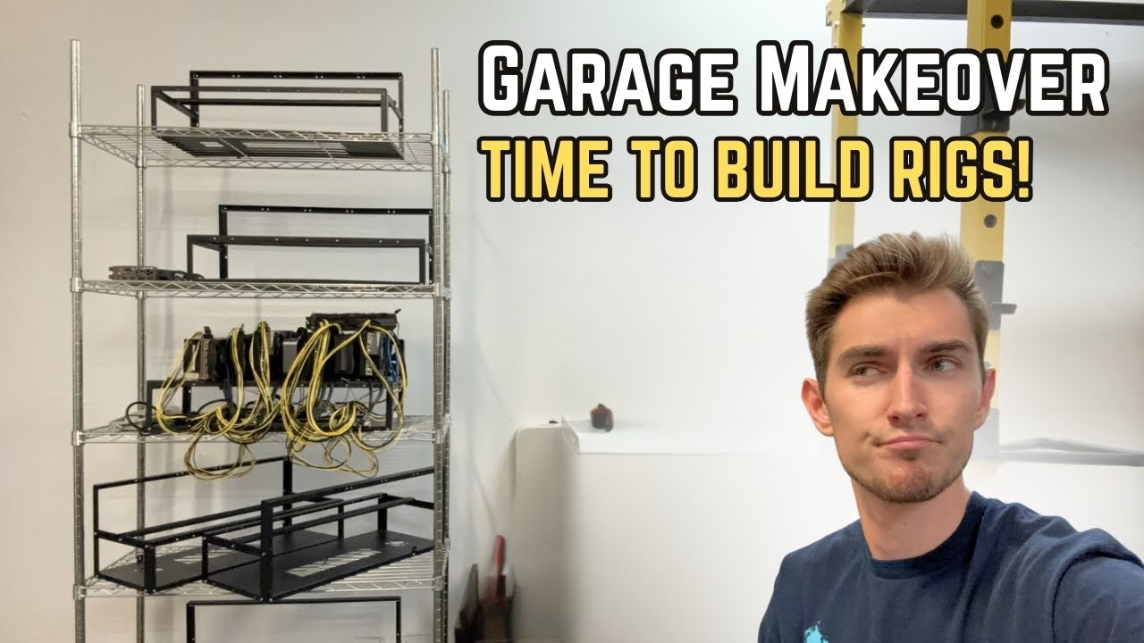 Crypto Mining Is Taking Over My Garage... But First It Needs A Makeover!