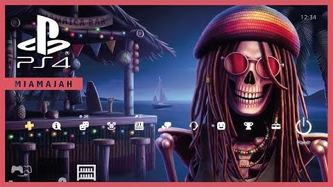Jamaican Reggae Skeleton - HiQ Ace | PS4 (Dynamic Theme) HD
