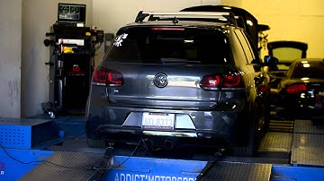 Dyno Run 2013 Golf R APR Stage 1 91 oct - Evoms Intake 279hp/255tq