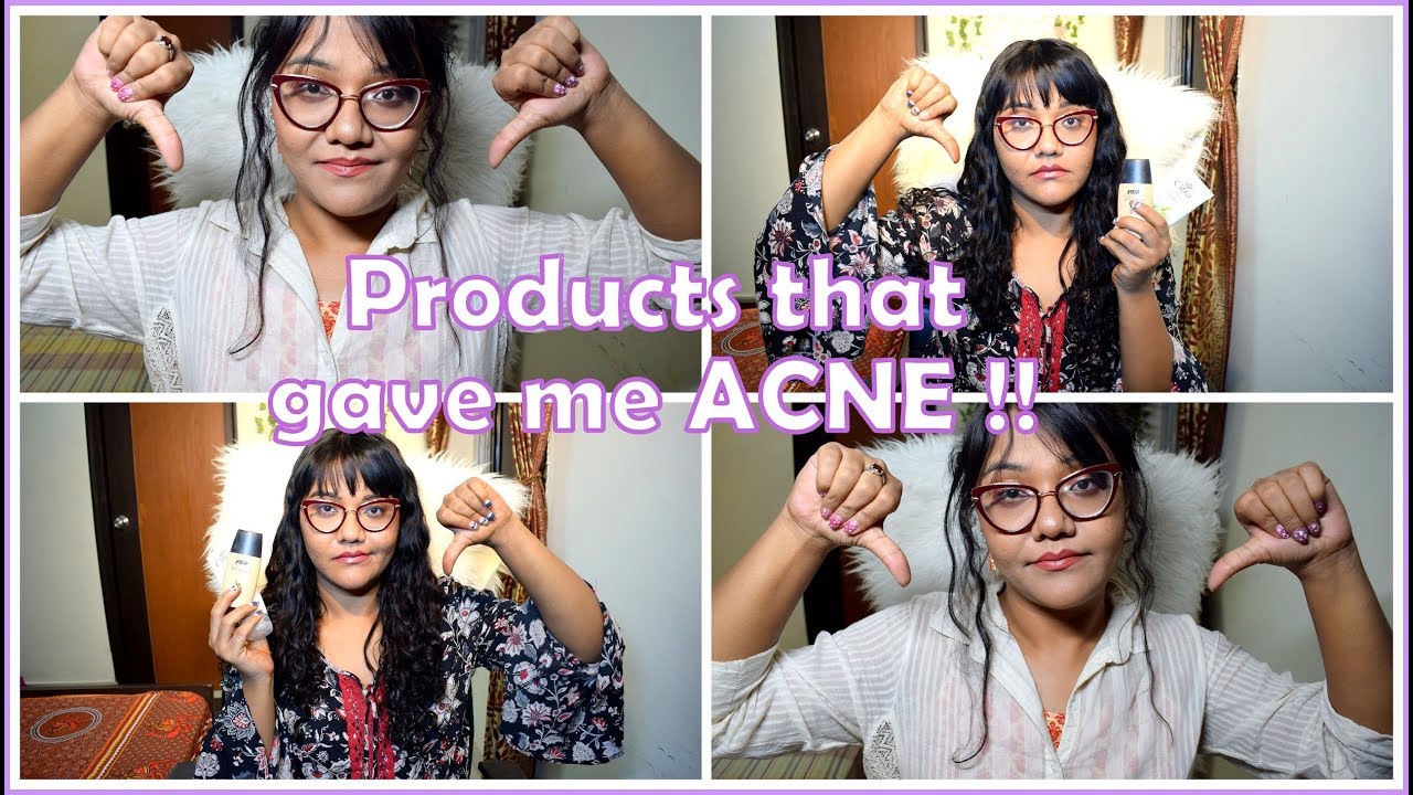 Skin Care Products that Gave me ACNE !! | Skin care gone wrong | Beautyandthecode