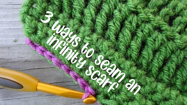 3 Ways to Seam a Crochet Infinity Scarf (And a Tip for Seaming Open Lace too!)