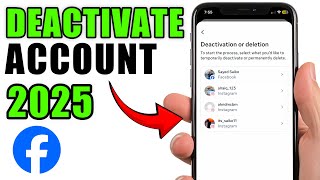 How To Deactivate Facebook Account New Update 2025