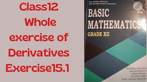Derivatives from first principle class 12|derivatives class 12|class 12 derivatives exercise|neb
