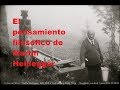 El pensamiento filosófico de Martín Heidegger