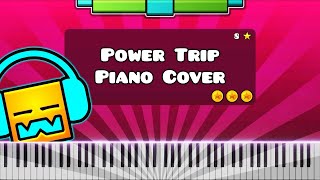 Power Trip by Boom Kitty - Piano Tutorial / Cover (Geometry Dash Subzero Level 3)