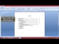 Video Tutorial Tips Cara Mudah Membuat Daftar Isi dengan Microsoft Word dengan Rapi Baik dan Benar