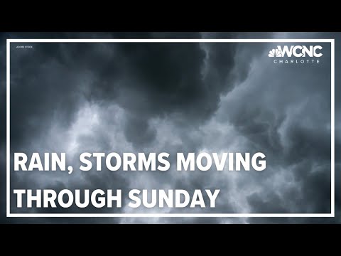 Forecast: Rain, storms moving through Sunday - YouTube