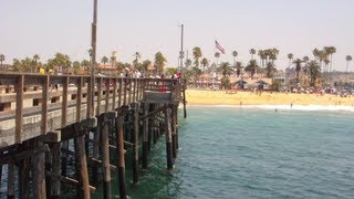 Balboa pier, the second of 2 piers in city newport beach, ca was
constructed 1906 and stretches 920 feet over beautiful pacific. just a
couple ...