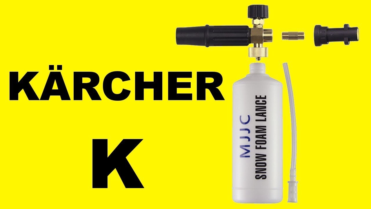 Пенная насадка для мойки Kärcher К1-К7 с AliExpress. Стоит ли ...