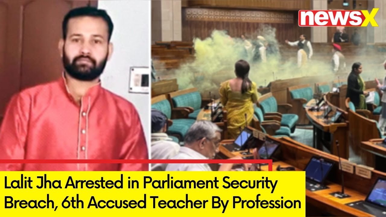 Lalit Jha Arrested in Parliament Security Breach | 6th Accused Teacher By Profession | NewsX