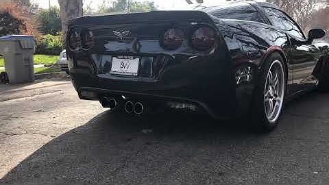 Texas Speed Stage 4 “F-35” LS3 cammed C6 Corvette (Straight Piped)