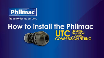 How join any pipe with Philmac UTC® poly fittings