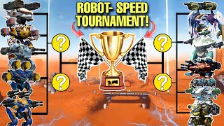 🔥 ALL ROBOTS SPEED TOURNAMENT! || WAR ROBOTS WR || FASTEST ROBOT CHAMPIONSHIP! ||
