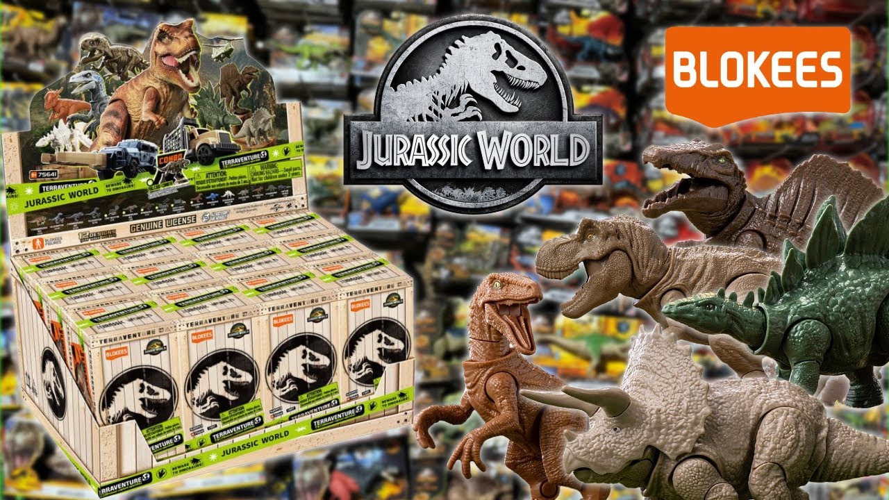 Распаковка игрушки Jurassic World Blokees Terraventure в полном комплекте!