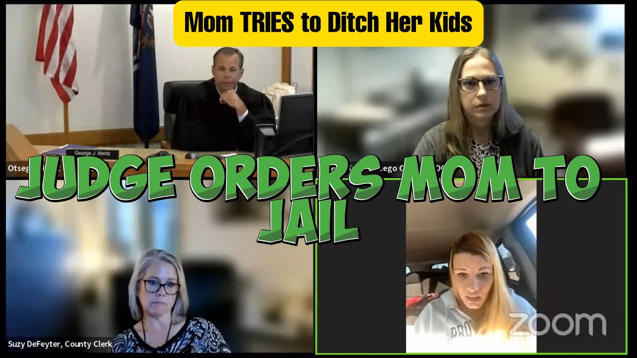 Mom BEGS to Give Up Her Kids – Judge Sends Her to JAIL!