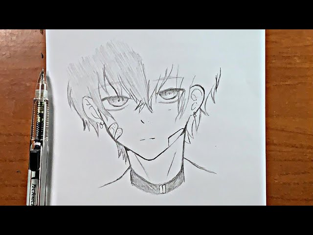 Drawing Anime Sketch, hot smoke, child, face png | PNGEgg