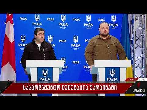 საქართველოს საპარლამენტო დელეგაცია უკრაინაში