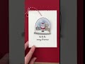 Snowglobe Wishes Santa Wobble Memory Box Co. Card