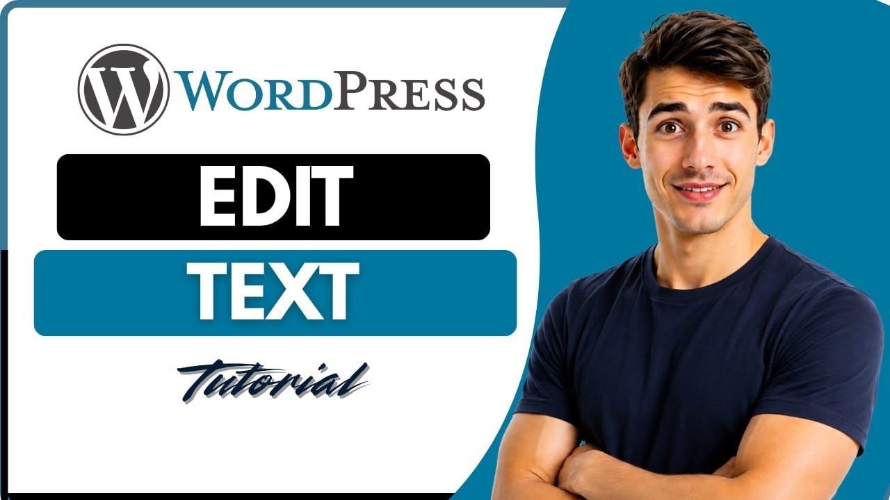 How to change any text in WordPress (Easiest Way)(2026 Guide) - YouTube