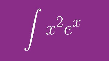 How to integrate x^2 e^x using Integration by Parts