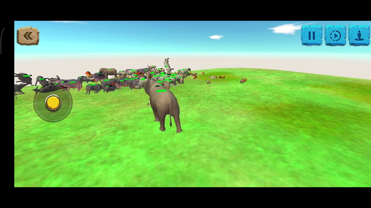 3 Elephants,boars, buffalos, rhinos, hippos,bulls VS tigers