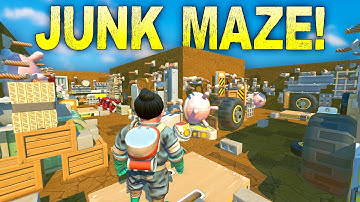 I Built a Maze That is Secretly a Scavenger Hunt!